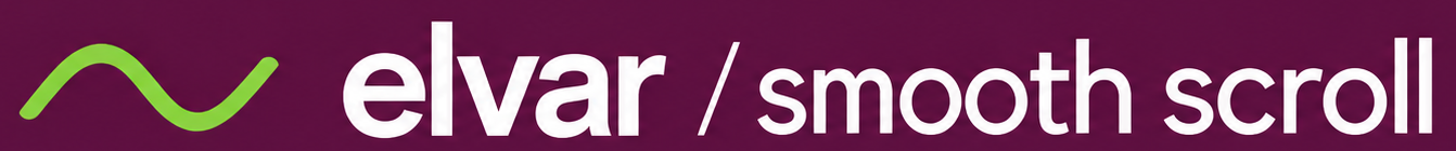 Elvar Smooth Scroll - logo